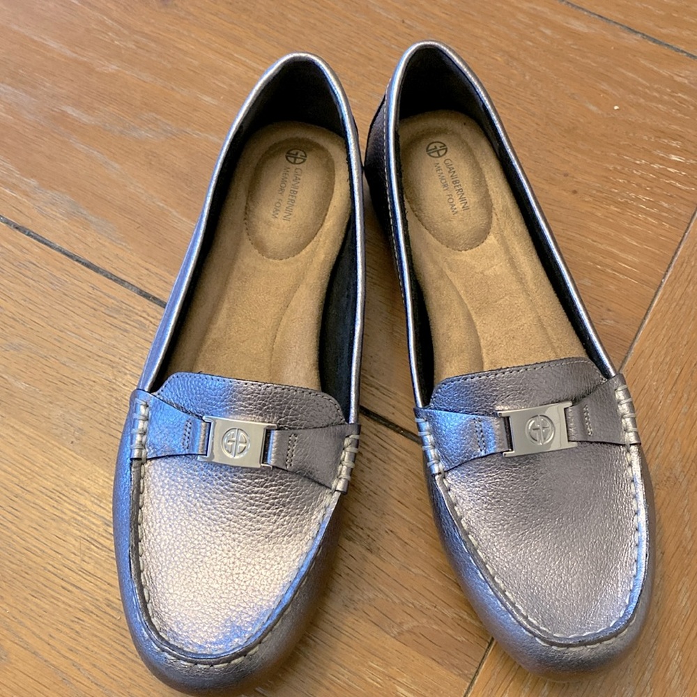NWT Giani Bernini Dailyn Memory Foam Comfort Leather Driving Moccasin Loafers - Picture 5 of 12